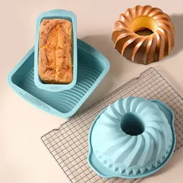 Kek Araçları Gıda Sınıfı Silikon Pişirme Aracı Seti Yüksek Sıcaklık Dayanıklı Fırın Plakası Kek Tost Qifeng Kalıp 240705