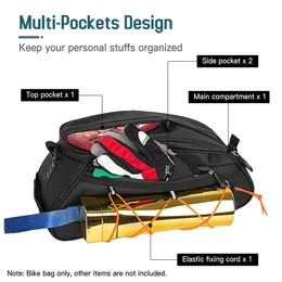 In Bike Rack Bag Trunk Bag Waterproof Bicycle Rear Seat Bag