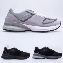 Grey Black 2024 990V5 Running Shoes Breathable Mesh Upper