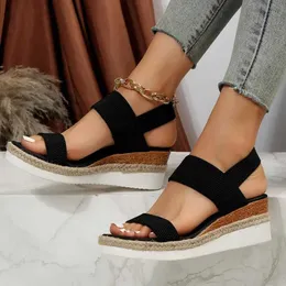 Womens Wedge Sandals: Hot Summer Open Toe Platform Beach Shoes