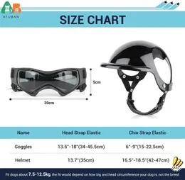 thumbnail image 2 of Dog Helmet And Goggles 2-Piece Set - Adjustable Windproof Pet Safety Gear 2 of 10