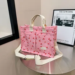バッグ Cherry-Pattern Scarf& Tote Set バッグ Cherry-Pattern Scarf& Tote Set Cherry Print Large