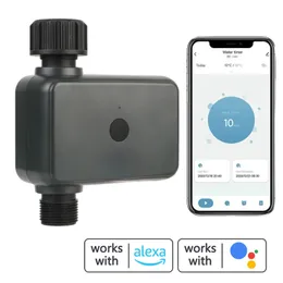 Água automática eletrônica Smart Alexa Bluetooth Timer de água do jardim de irrigação de jardim de irrigação de bateria operada pelo jardim pátio de jardim