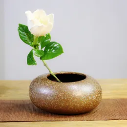 花鳥 8吋メタプラター 楕円皿 約21cm 赤系 中華食器・アジアン