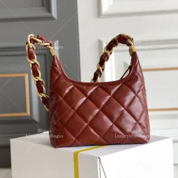 10A Mirror Quality Small Hobo Bag 22.5CM Designer Shoulder Bag Shiny Lambskin Designer Handbag With Box 24C42 From 344 72 DHgate