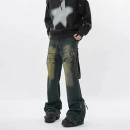 Flare Jeans: Y2K Streetwear Inspired Wide Leg Denim Pants