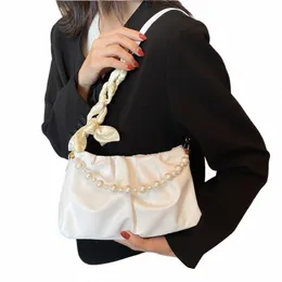 DHgate.com:Fi Cloud Pleated PU Leather Crossbody Bag with