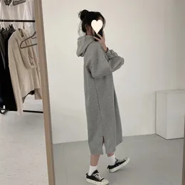chinese dress ladies Womens Long Dress With Hoodie