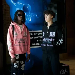 Grailed Locker Zip Up Hoodie Oversized Streetwear Tops