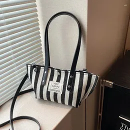 DHgate.com:Striped Canvas PU Zippered Hobo Shoulder Bag DHgate.com:Striped Canvas PU Zippered Hobo Shoulder Bag