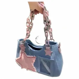 【TMV X DEINET】STAR FRILL BIG BAG IN DENIM DHgate.com:Denim Star Shoulder Bag Set (1/3pcs) - Trendy