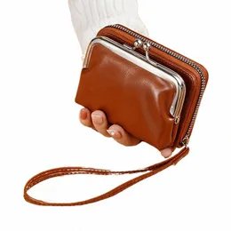 DHgate.com:2024Womens Retro Genuine Leather Mini Credit Card
