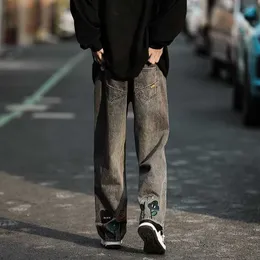 New Design Black Gray Wide Leg Baggy Jeans Men For Men New Design Black Gray Wide Leg Baggy Jeans Men For Men