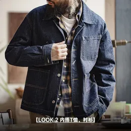 DHgate.com:Vintage Style Denim Jacket: 4-Pocket, 14oz Cotton