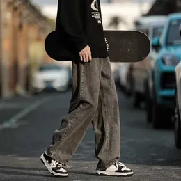 New Design Black Gray Wide Leg Baggy Jeans Men For Men New Design Black Gray Wide Leg Baggy Jeans Men For Men
