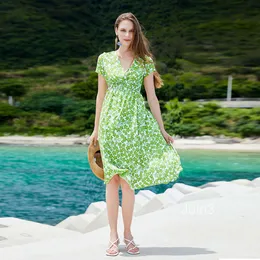 【直営・関税送料込】Pebble dress in visc DHgate.com:Best Seller: Elegant Floral Prints Dress - V-Neck