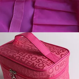 Foldable Waterproof Cosmetic Makeup Bag with Multi Compartments