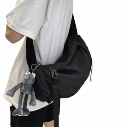 Japanese Inspired Sling Bag Large Capacity Crossbody, Neutral