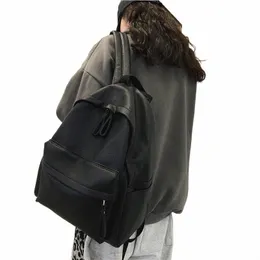 PU Leather Travel Backpack Stylish School Bag for Women, College