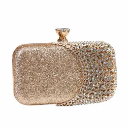 Sparkling Crystal Clutch: Womens Rhinestone Evening Bag, Glitter