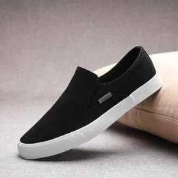 Men's Breathable Canvas Slip-On Shoes Comfortable Casual Sneakers,  Colors