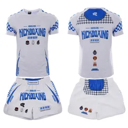 Set fitness MMA Allenamento Abbigliamento casual Speed Dry Fighting Sport Pantaloncini a maniche corte T-shirt Boxing Fighting Personalizzato