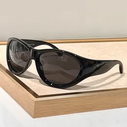0158 Oversized Wrap Sunglasses Black/Black Smoke for Women Men Shades Sunnies Lunettes de Soleil Glasses Occhiali da sole UV400 Eyewear