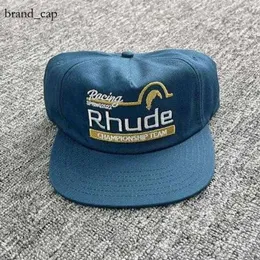 Collezioni Rhude unisex Berretti da baseball Cappello da camion da ricamo casual da esterno Cappello da coppia regolabile Cappello da baseball 9067