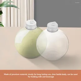 Vazolar 10 PCS Aksesuarları Noel Küresel Şişe Temiz Baubles Plastik Doldurabilen Süsleme Topları Evcil Hayvan Yoğurt Kapları