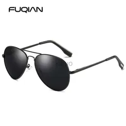 Sunglasses Classic Pilot Polarized Sunglasses Men Luxury Metal Black Aviation Sun Glasses Male Fashion Driving Vacation Shades UV400 240401