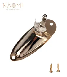 Naomi Boat Style Strat Jack Socket Plate 14quot Guitar Pickup Output Input Jack Plug Socket för Strat Electric Guitars New3638458