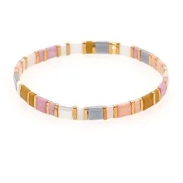 Stränge Go2Boho Miyuki Armband für Frauen Tila Perlen Armbänder Boho Schmuck Geschenk für ihre handgefertigten Perlenpulseras Sommer Beachschmuck