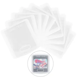 الحالات 6pcs/Lot واحد حالة تخزين لعبة Sega Game Gear Cart GG Clear Case Case Protective Case Scens