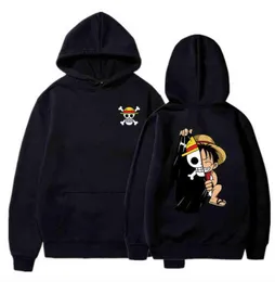 Anime One Piece Hoodi Erkek Kadın Moda Luffy Külotu Büyük Boyut Hoodie Twees Çocuk Hip Hop Coat Boys Erkek Giyim Sudaderas1233251