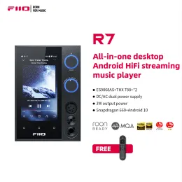 Player FIIO R7 Snapdragon 660 Android 10 Desktop Music Player AMP/DAC ES9068AS CHIP/THXAAA 788 Hörlurförstärkare Bluetooth 5.0DSD512