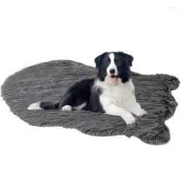 Hundkläder varm sovplats husdjursäng plyschmatta för husdjur mysiga och bekväma icke-halkpoltabla sovrumsgolv