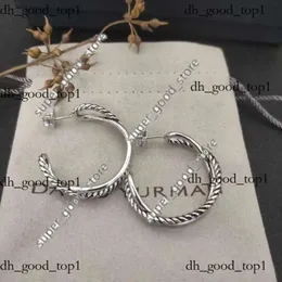 DY Desginer David Yurma Jewelry Top Quality Earring Simple And Elegant Popular Woven Twisted Rope Fashion Ring David Earring Punk Jewelry Band Fashion David 793