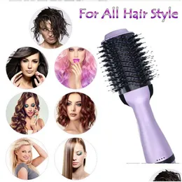 Alisadores de cabelo 4 em 1 Ferramentas de estilo Secador Escova Blowhair e Styler Volumizer Alisador de ar para todos os tipos 240116 Drop Delivery PR Dhmdg