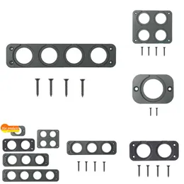 2024 1/2/3/4 DIY Auto USB Ladegerät Schalter Voltmeter Panel Für Marine Zigarette Leichter Voltmeter Power Steckdose Panel Halterung