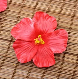 1 Stück Wassermelone Hibiskus Blumen Hawaii Party Sommerparty DIY Dekorationen Künstliche Blumen Hula Mädchen bevorzugen Haardekoration Blume