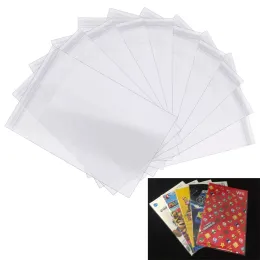 Cases 100pcs Game Case Resealable Sleeve OPP Plastic Bags Instruction Booklet Sleeves for Wii WIIU Manual