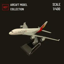 Aircraft Modle Scale 1 400 Metal Plane Model Korea Asiana Flights Boeing Airplane Alloy Diecast World Aviation Collectible Miniature Toy YQ240401