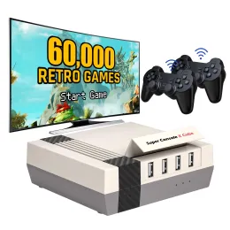 Konsoler Kinhank Super Console X Cube Video Game Console 256 GB upp till 60000+ spel för PSP/PS1/N64/DC Retro TV -spelspelare