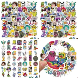 Bilklistermärken 50st Cartoon Iti Sticker Waterproof Scooter Laptop Lage Wholesale Drop Delivery Automobiles Motorcyklar Exteriör Accesso DHB4Z