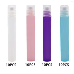 Storage Bottles 10Pcs 10ml Plastic Essential Oil Roller Faces And Body Accessories Container