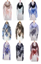 42 stil Frauen Kaschmir Winter Schal Stricken Pashmina Bandana Plaid Weibliche Warme Dreieck Schals Decke Schals DB3434700818