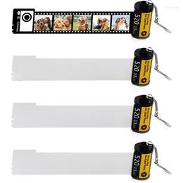 Schlüsselanhänger Sublimation Memory Film Roll Schlüsselbund Doppelseitiger leerer Kamerakanister Langlebig Einfache Installation