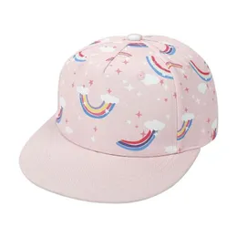Caps Hats Cartoon Rainbow Kids Beyzbol Kapağı Erkek Kız Çocuklar Snapback çocuk şapka hip-hop ayarlanabilir açık bahar yaz güneşi 2-5y d dhlep
