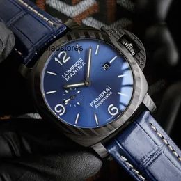 Lüks Mens Mekanik Saat Otomatik Safir Aynası 44mm 13mm İthal Cowhide Watch Bandı Markası İtalya Sport Wristwatches G43