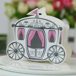 Presentförpackning 50st Creative Personality Wedding Supplies Candy Boxes Carriage Paper Box Party Favor Packaging